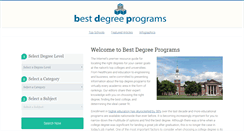 Desktop Screenshot of bestdegreeprograms.org