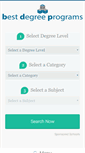 Mobile Screenshot of bestdegreeprograms.org